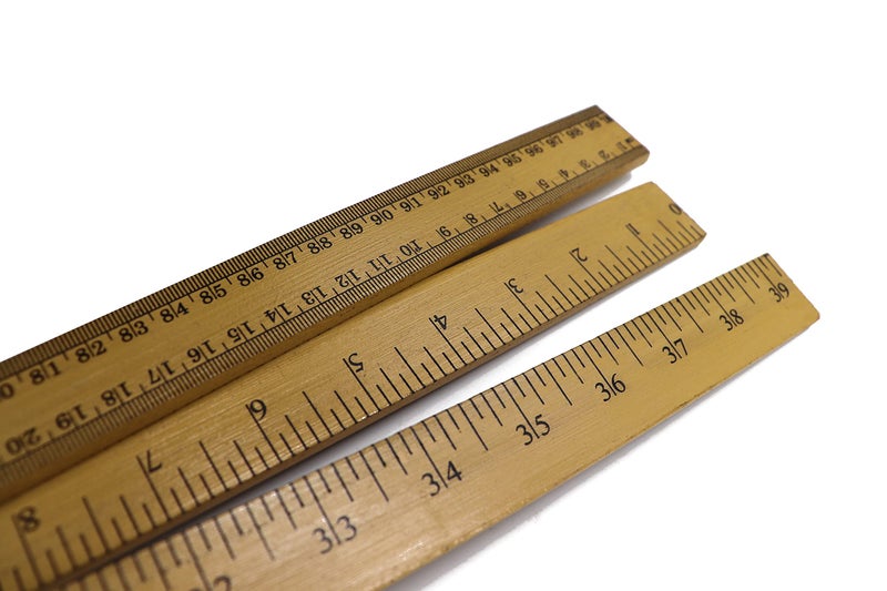 SCIENCENT WITH DEVICE (Pack of 10) 39" Wood Double-Sided Meter Stick Yardstick/Meterstick Ruler 39 Inches 100 Centimeters Thick High Quality Sticks - Image 2